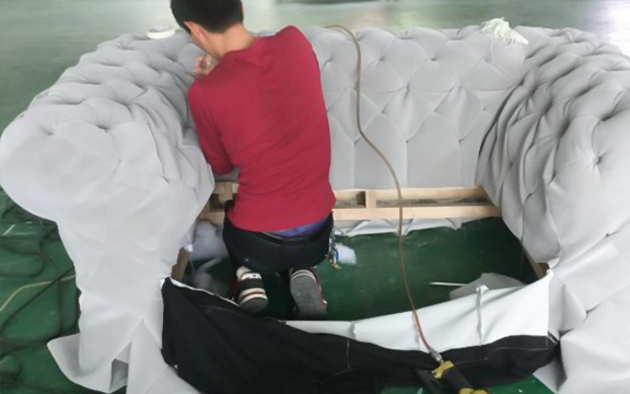 打底布貼海綿